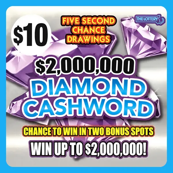 Teaser image of $2,000,000 DIAMOND CASHWORD with price $10