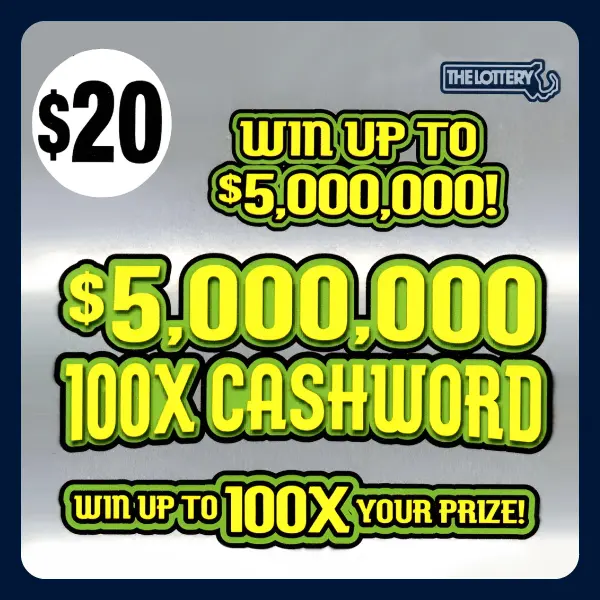 Teaser image of $5,000,000 100X CASHWORD with price $20