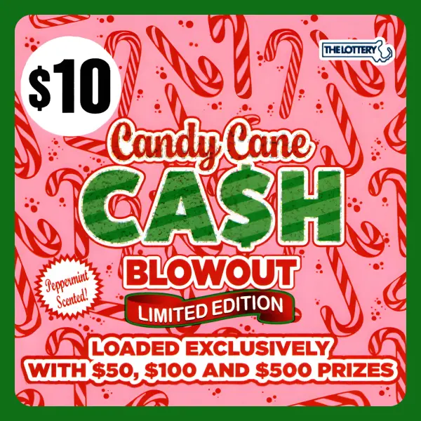 Teaser image of $10 - Candy Cane CASH BLOWOUT with price $10